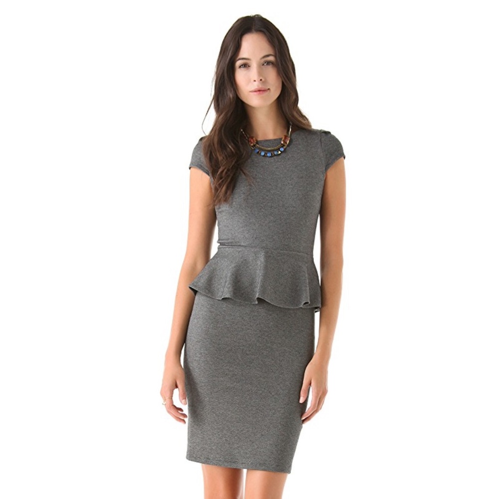 Alice + Olivia Adeline Peplum Dress